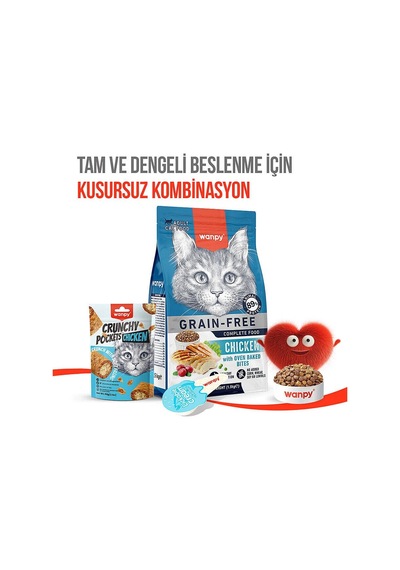 Kedi Crunch Ödül Tavuk 60g