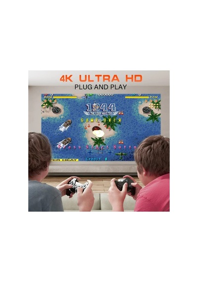 P30 Max Projektör 4k Hd 1080p Bluetooth Android 2 Kol Dahili 3000 Oyun Retro Atari