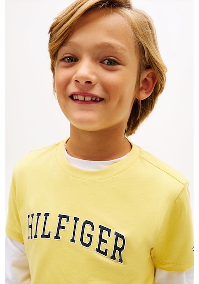 Baskılı Sarı Erkek Çocuk T-shirt Kb0kb10420zgp Sarı