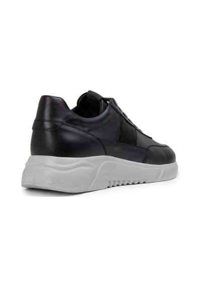 Deery Hakiki Deri Gri Erkek Sneaker Ayakkabı - 01963Mgrıe02 Gri
