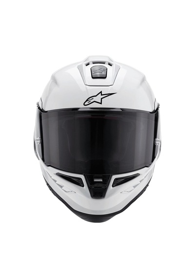 Alpinestars Supertech R10 Carbon Spor Motosiklet Kaskı Beyaz Siyahh