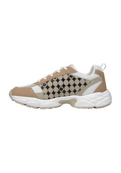 Kadın Vegan Krem Sneakers - Dooking Around Tasarım Çok Renkli