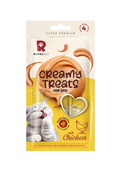 Royalpet Creamy Tavuklu Krema Kedi Ödül Maması 4x14 Gr