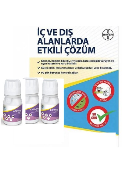 Tahta Kurusu,hamam Böceği Haşere Öldürücü.envu 50ml.x 3 Adet