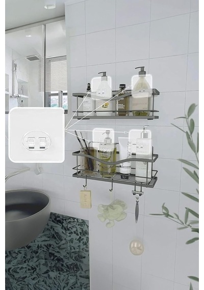 Sas Haus 4'lü Banyo Rafı Yapışkanı Delmeden Şampuanlık Ve Banyo Köşelik Montaj Aparatı Sku: Smg8690010157768 Açık Ahşap Sas Haus 4'lü Banyo Rafı Yapışkanı Delmeden Şampuanlık Ve Banyo Köşelik Montaj Aparatı Sku: Smg8690010157768 Açık Ahşap