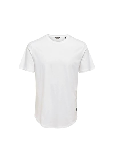 Only&sons 22002973 0 Yaka Erkek Tshirt - Ekru Ekru