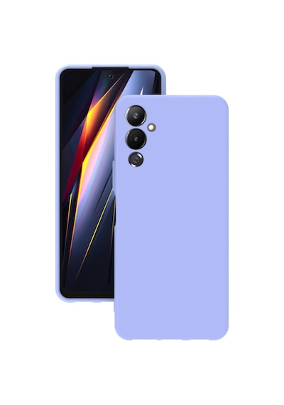 Tecno Pova 4 Kılıf Kamera Korumalı Silikon Rubber Arka Kapak Lila