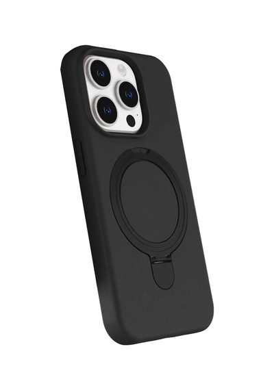 Newface Apple İphone 14 Pro Max Regal Magsafe Standlı Kapak - Siyah