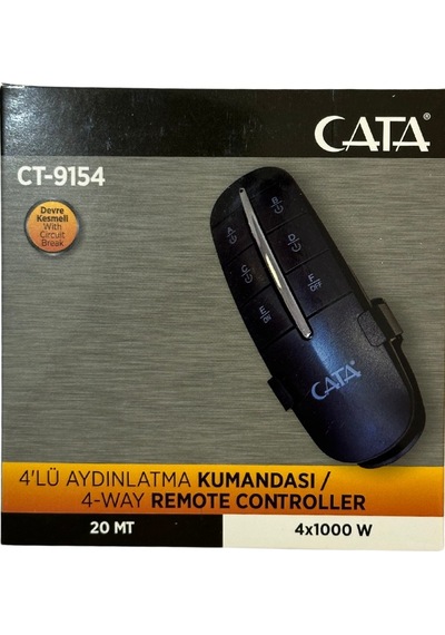 Cata Ct-9154 4'lü Aydınlatma Kumandası 2 Adet