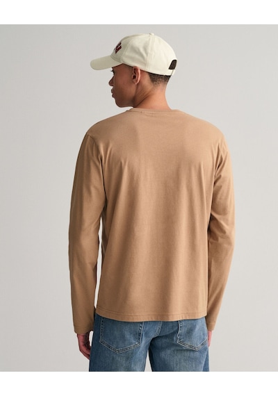 Gant Erkek Sweatshırt 2004049-213 2004049-213 Kahverengi Kahverengi