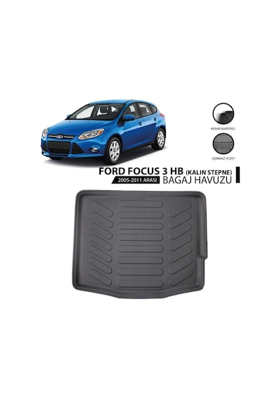 Ford Focus Iıı Hb 2011-2014 3D Bagaj Havuzu