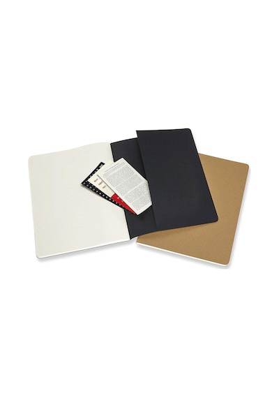 Moleskine Cahier Journals Subject Defter 19x25 Black/kraft Brown Kahverengi - Siyah