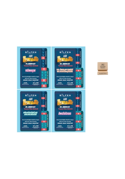 Bilfen Lgs 8. Sınıf Denebil Türkçe İnkılap Din Kültürü Ve İngilizce Deneme 4lü Set + Telefon Standı