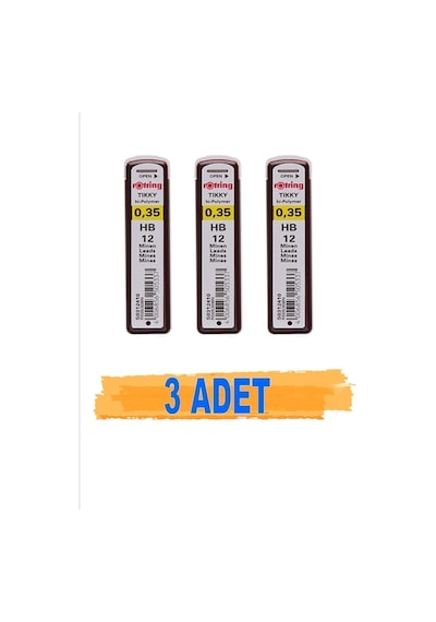 Min 0,35 Mm Hb Versatil Kalem Ucu 3 Adet Hi Polymer Germany