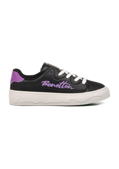 United Colors Of Benetton Siyah-beyaz Unisex Sneaker Benetton Bnı-10102 Z Siyah-beyaz Siyah - Beyaz