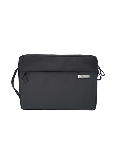 Lenyes Lb575 13-14 İnç Laptop Çantası Creator Serisi Darbe Emici Su Geçirmez Polyester Kumaş Siyah
