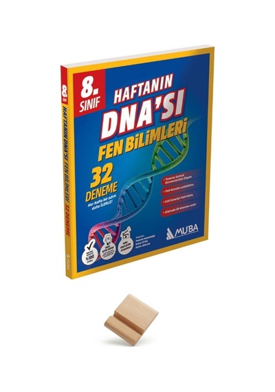 Muba Yayınları 8. Sınıf Fen Bilimleri Haftanın Dna'sı 32 Li Deneme