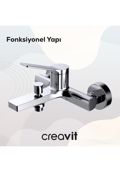 Creavit Ondea Banyo Armatürü Krom