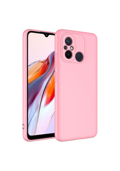 Ekılıf - Xiaomi Redmi 12c Uyumlu Kılıf İçi Kadife Koruyucu Mara Lansman Kapak - Pembe