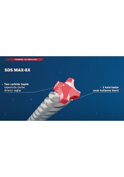 BOSCH SDS-Max Beton Matkap Ucu (max-8) 32x520 mm (2608900255)