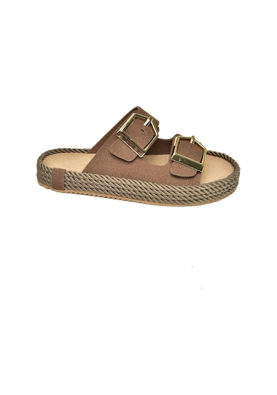 Fox Shoes U596030202 Kahverengi Süet Kadın Terlik Kahverengi-süet Kahverengi