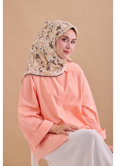 Silk Home Twill İpek Eşarp 11478-24 Fildişi, Soluk Siyah, Vizon, Bebe Mavi, Çağla