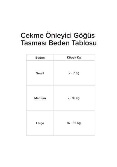 Çekme Önleyici Göğüs Tasması - Sarı Medium