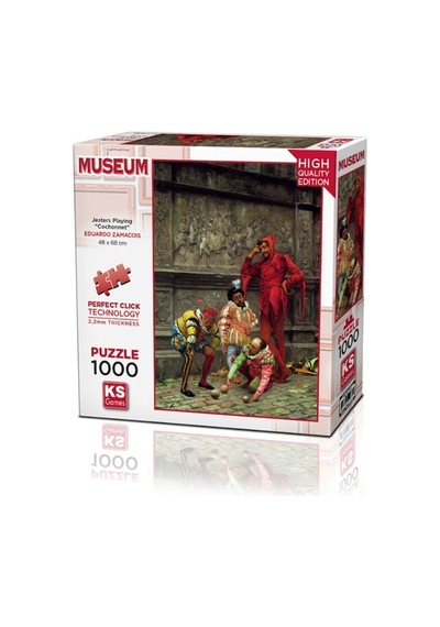 20662 Jesters Playing Cochonnet 1000 Parça Puzzle -ks Puzzle