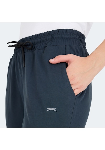 Slazenger KAIDA IN Kadın Cepli Dar Paça Koyu Gri Eşofman Altı