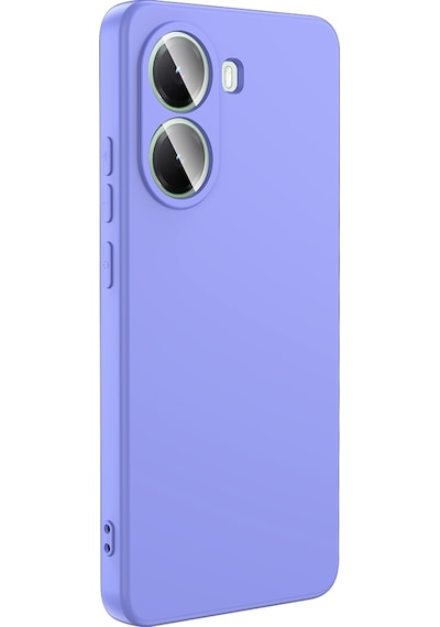 Xiaomi Poco X7 Pro Kılıf Mara Lansman İç Yüzeyi Kadife Kılıf Lila