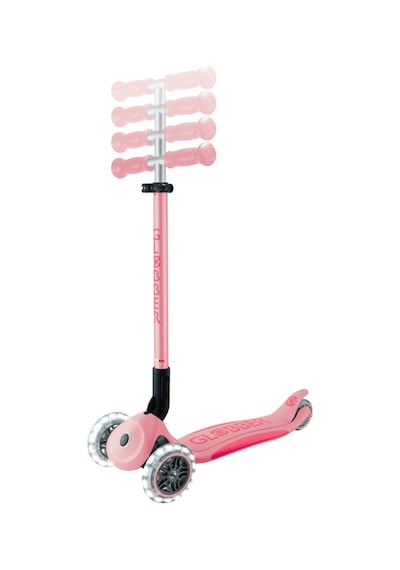 Globber Elite Deluxe Işıklı Scooter - Pastel Pembe Pembe