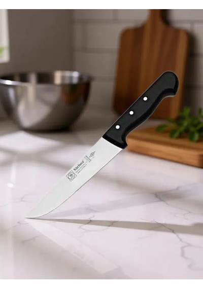 Sürmene Sürbisa 61015 Kuşbaşı Et Kasap Bıçağı 29,5 Cm Pimli Et Kesim Kemik Sıyırma Doğrama Mutfak Bıçağı