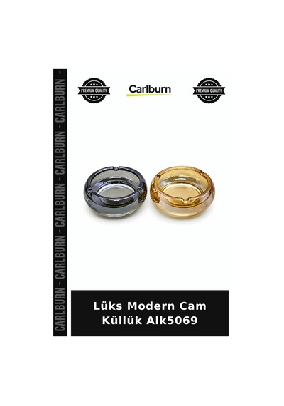 Özel Üretim Salon Ofis Aksesuar Dekoratif Lüks Modern Cam Küllük Alk5069