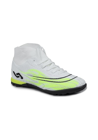 Jump 29677 Çoraplı Beyaz - Neon Yeşil Halı Saha Krampon Futbol Ayakkabısı
