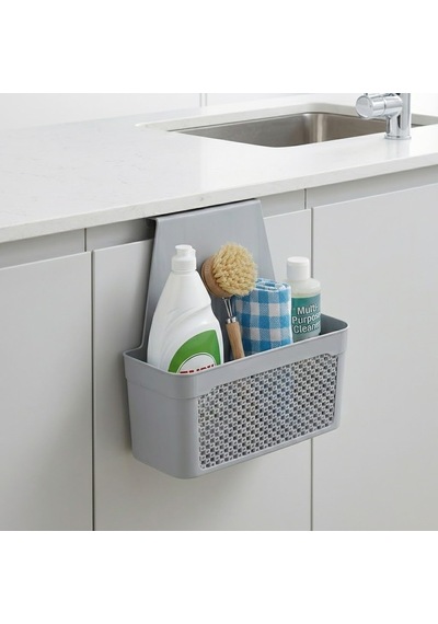 Orret Home Dolap İçi Asılabilir Plastik Organizer Deterjan Sünger Düzenleyici Askı Mutfak Banyo Dolap İçi Düzen Diğer