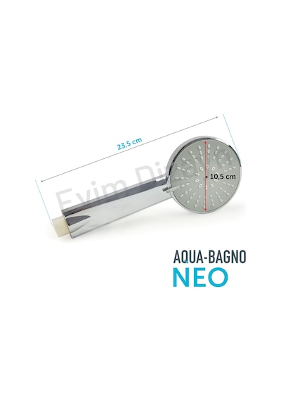 Aqua Bagno Neo El Duşu - Duş Başlığı 3 Fonksiyonlu