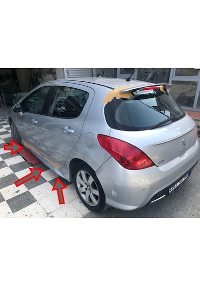 Peugeot 308 Rx Yan Marşpiyel Takımı - Plastik
