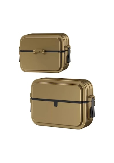 Mepa Newface Apple Uyumlu AirPods 3 3.nesil 404 Kilitli Kılıf - Gold Najmaddin