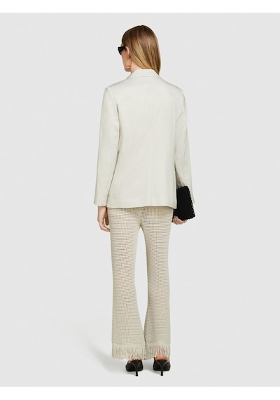 Sisley %100 Viskoz Cebi Biyeli Tek Düğmeli Saten Blazer Ceket Kadın Gri Ceket - 324p29nmlw023 Bej Sisley %100 Viskoz Cebi Biyeli Tek Düğmeli Saten Blazer Ceket Kadın Gri Ceket - 324p29nmlw023 Bej