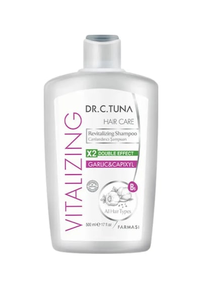 Dr. C. Tuna Vitalizing Sarımsak & Capıxyl Koparak Dökülen Saçlar Için Şampuan 500 Ml Tüm Saç Tipleri