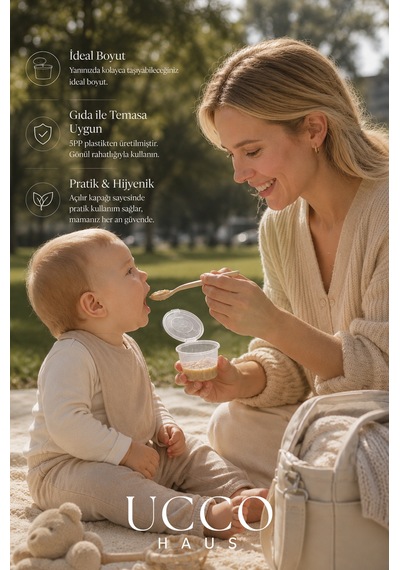 50 Adet 120 Ml Sızdırmaz Kapaklı Sosluk Buzluk Saklama Kabı, Et Suyu, Kemik Suyu Mutfak Organizeri Şeffaf