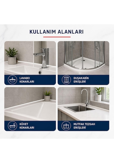 Tr Antrasit Gri Genel Çok Amaçlı Silikon 280 Gr Güçlü Yapıştırıcı Suya Dayanıklı Çok Amaçlı Silikon Diğer