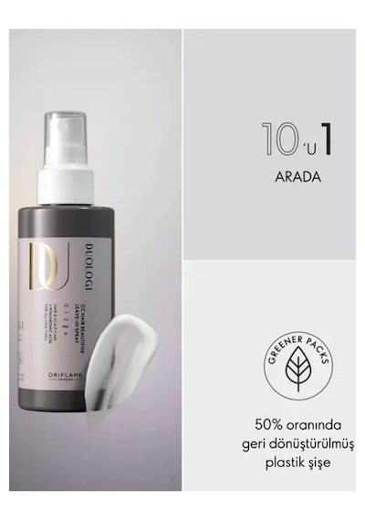 Oriflame Duologı 10'u 1 Arada Etki Sunan Cc Saç Güzelleştirici Durulanmayan Saç Spreyi 44968