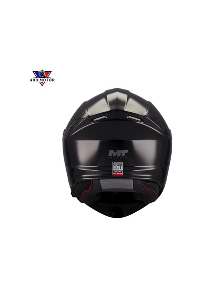 Mt Helmets Genesıs Sv Pure A1 Parlak Sıyah Çene Açılır Kask Siyah