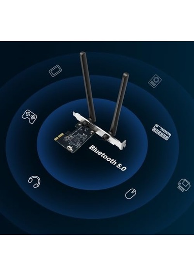 Ma30e, Ac1200mbps Ikisi Bir Arada Wi-fi 5 & Bluetooth 5.0 Pcıe Ağ Kartı