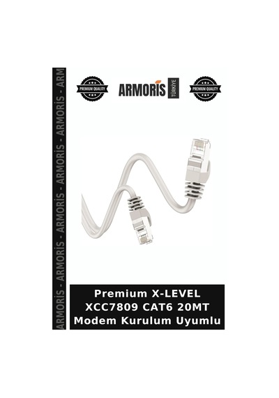 Premium X-level Xcc7809 Cat6 20mt Modem Kurulum Uyumlu