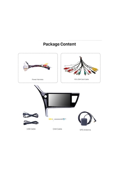 Toyota Corolla 2017 Multimedya Navigasyon Usb Kamera Carplayer Uyumlu