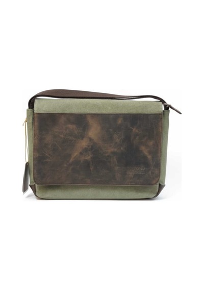 Dark Cotton Boıse Computer Bag Omuz Çantası Haki Yeşil