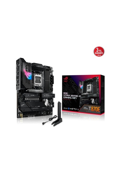 Asus Rog Strıx X870e-e Gamıng Wıfı, 4xddr5, 5xm.2, Hdmı, Dp, Type-c, Pcıe 5.0, 2xwi-fi 7, Bluetooth 26960390