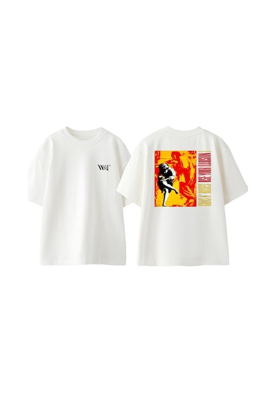 Thewert Guns N Roses Rock Müzik 3 Tasarım Sırt Baskılı Pamuk Beyaz Oversize T-shirt Thewert Guns N Roses Rock Müzik 3 Tasarım Sırt Baskılı Pamuk Beyaz Oversize T-shirt